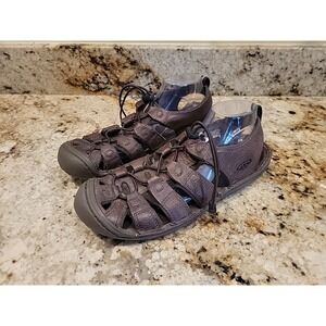 Keen Newport Leather Closed Toe Sandals Mens US 11.5 Dark Brown Hiking Fisherman